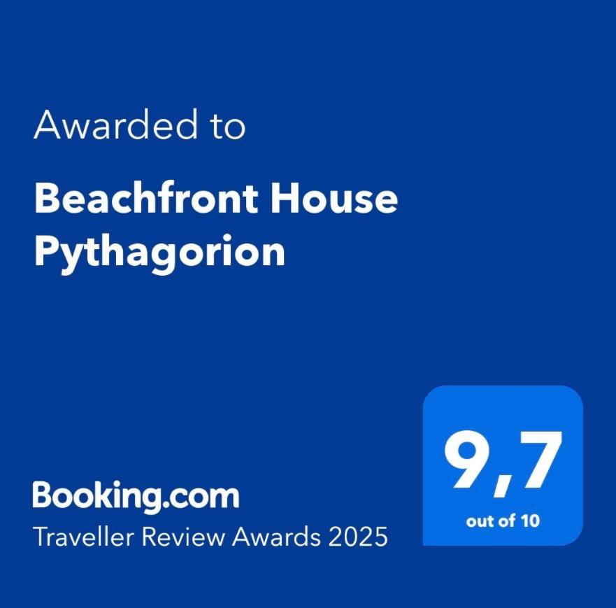 Beachfront House Pythagorion المظهر الخارجي الصورة